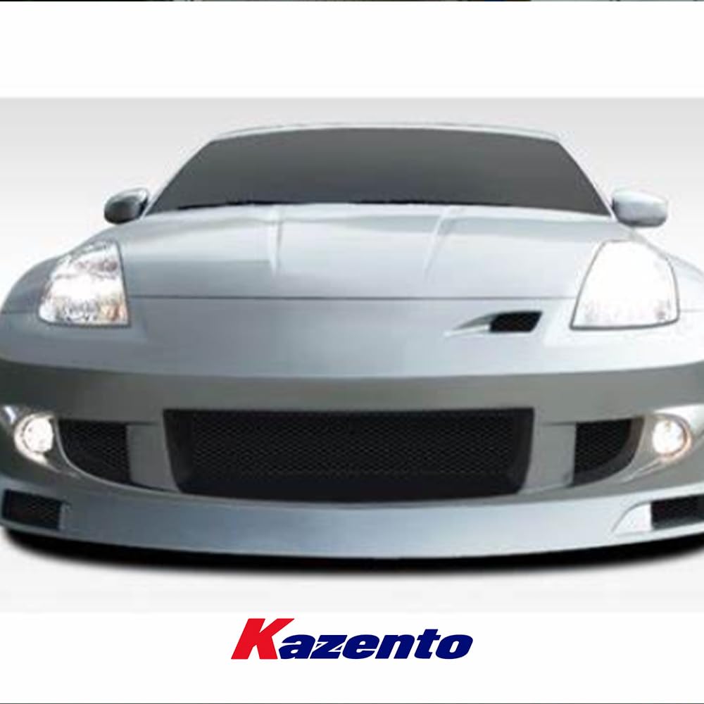Kazento For Nissan 2003-08 Z33 350Z JP Style Fiberglass FRP Unpaint Front Bumper Body - Kazento Carbon Parts
