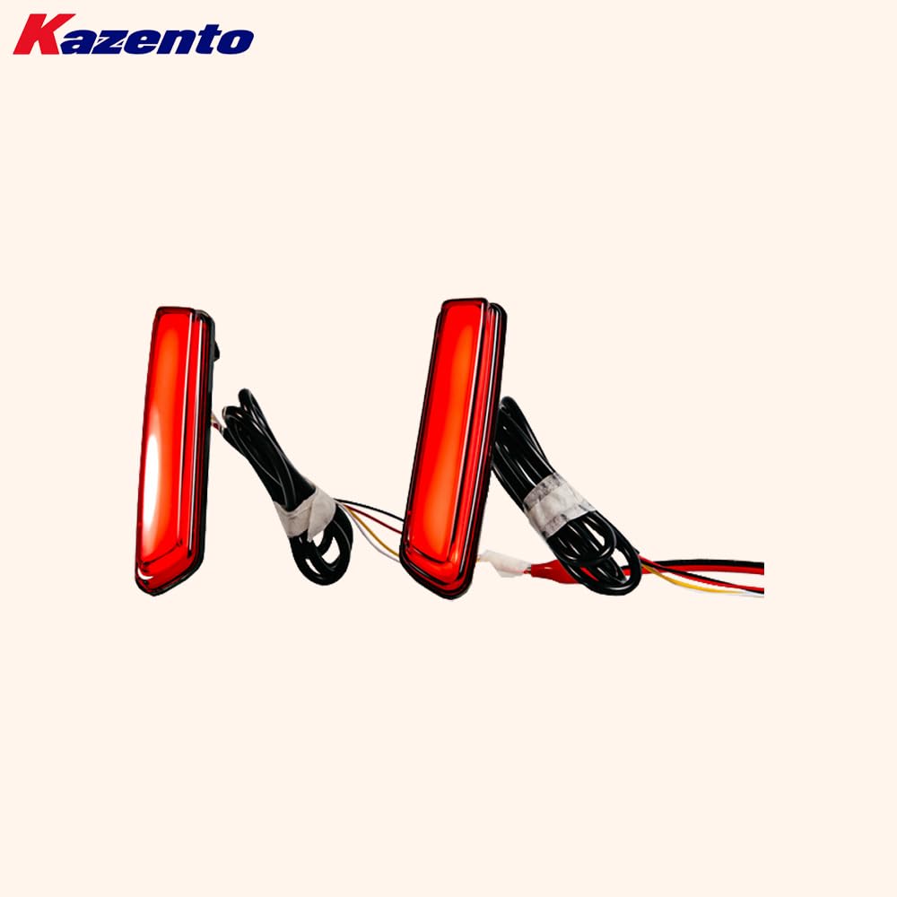 Kazento For Honda Civic Type R FL5 2023-24 ABS OE Style Rear Bumper LED with Line - Kazento Carbon Parts