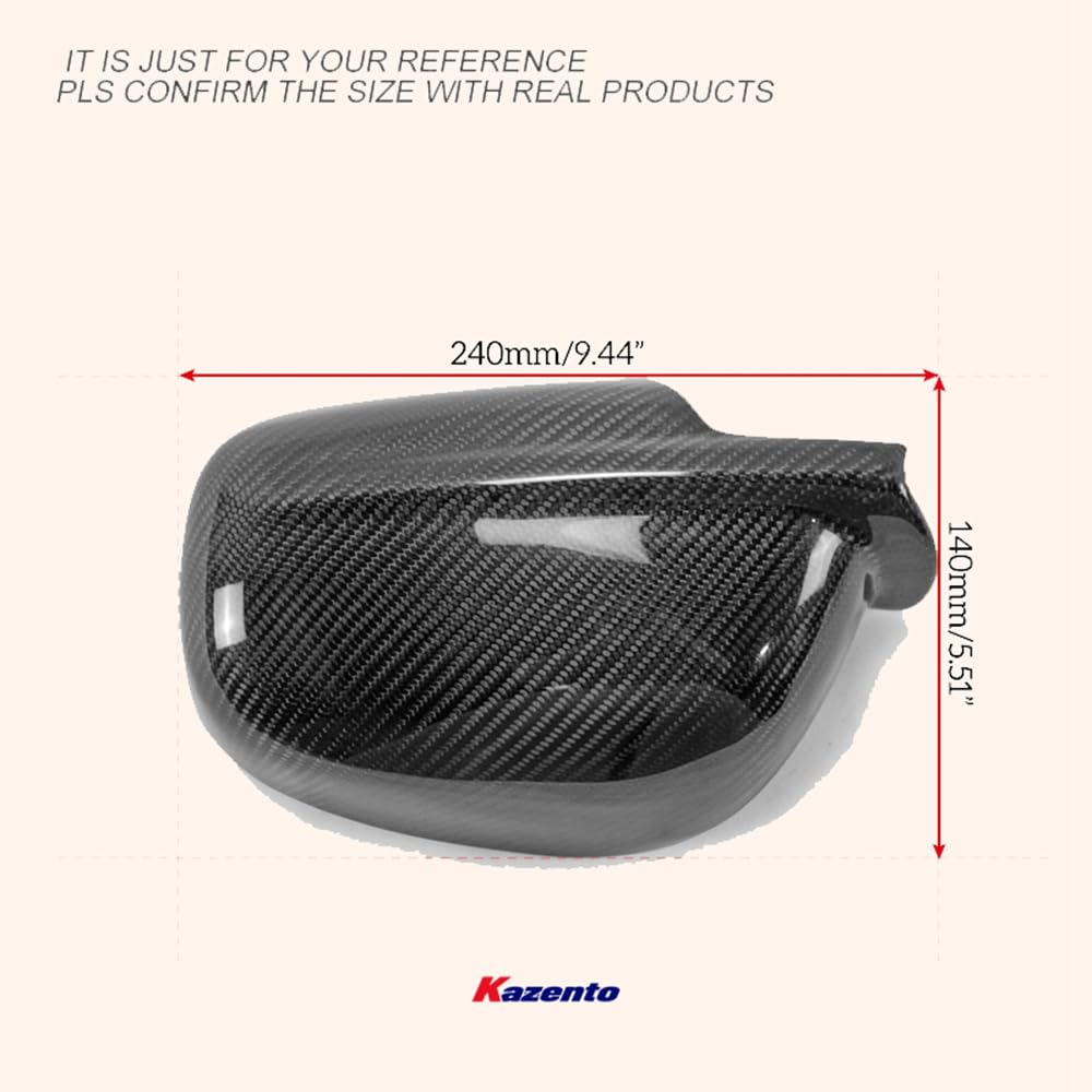 Kazento For R34 Skyline For Nissan Mirror Cover Carbon Fiber - Kazento Carbon Parts