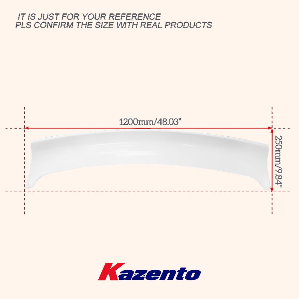 For Nissan 350Z Fairlady Z33 Convertible Fiberglass EPA Type Duckbill Spoiler - Kazento Carbon Parts