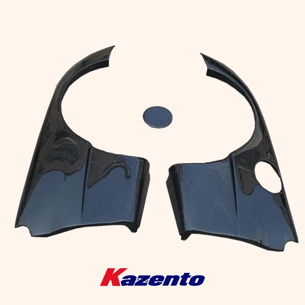Kazento For Mazda RX7 FD3S RE-GT Kit Carbon Fiber Rear Quarter Panel Fender Flares - Kazento Carbon Parts