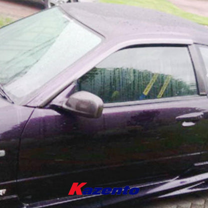 Kazento For Nissan Skyline R34 GTT GTR Carbon Fiber Wind Deflector Window Rainproof - Kazento Carbon Parts