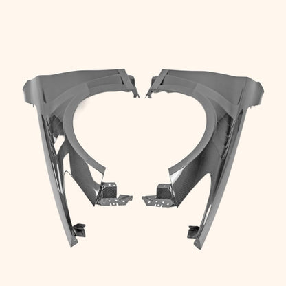 Kazento For Infiniti Q60 Cv37 17 Onwards Epa Type Front Vented Fender Carbon Fiber - Kazento Carbon Parts