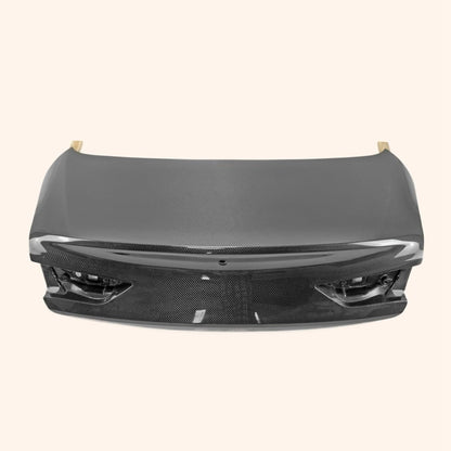 For Infiniti Infiniti Q60 Cv37 17 Onwards Oe Type Rear Trunk Carbon Fiber - Kazento Carbon Parts