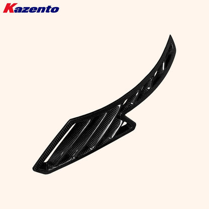 Kazento For BMW E92 E93 Real M3 Vented Carbon Fiber Front Fender Vents Ducts Pair DIY - Kazento Carbon Parts