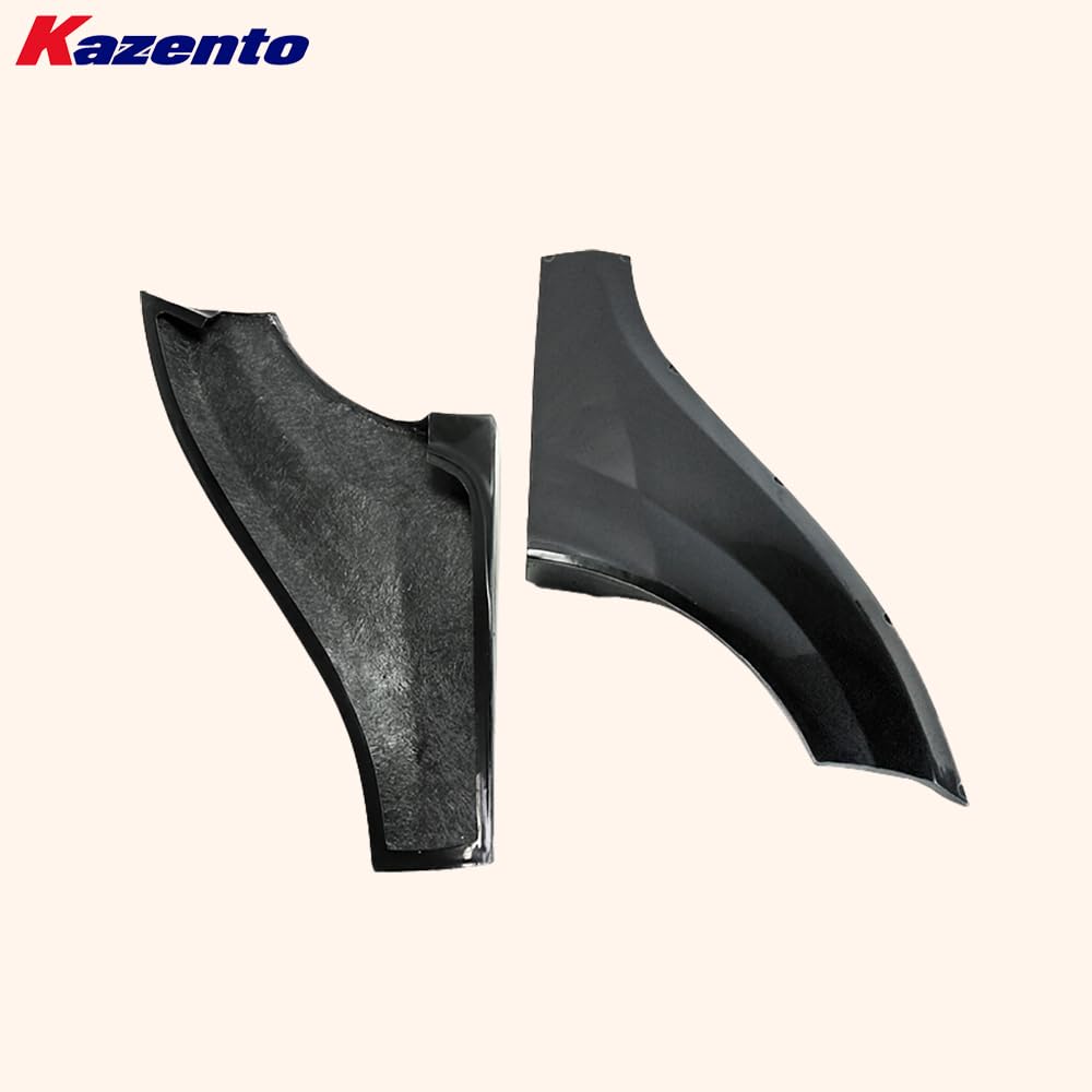 Kazento For Mitsubishi EVO 10 X CZ4A 07-16 VR Wide Rear Bumper Fender Kit 8pc Fiberglass - Kazento Carbon Parts