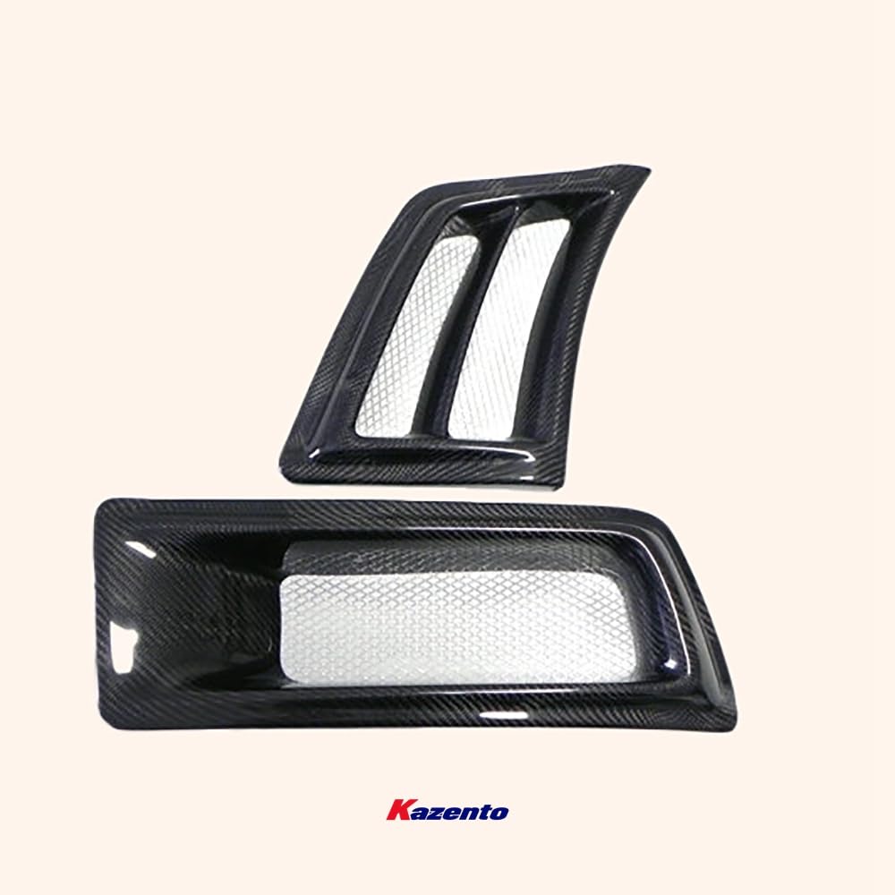 Kazento For Gtr Uk V-Spec For Nissan Front Bumper Vents Carbon Fiber - Kazento Carbon Parts