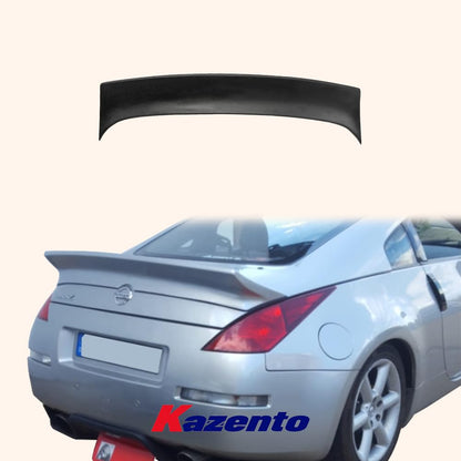 Kazento For Nissan Fairlady 350Z Z33 GEN Style Duckbil Fiberglass Unpaint Rear Spoiler - Kazento Carbon Parts