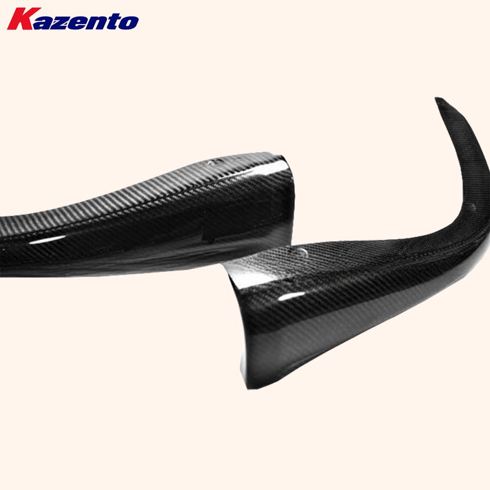Kazento For Porsche Cayman (987.1 Only) 05-08 OE Carbon Fiber Front Bumper Lip 2pcs - Kazento Carbon Parts