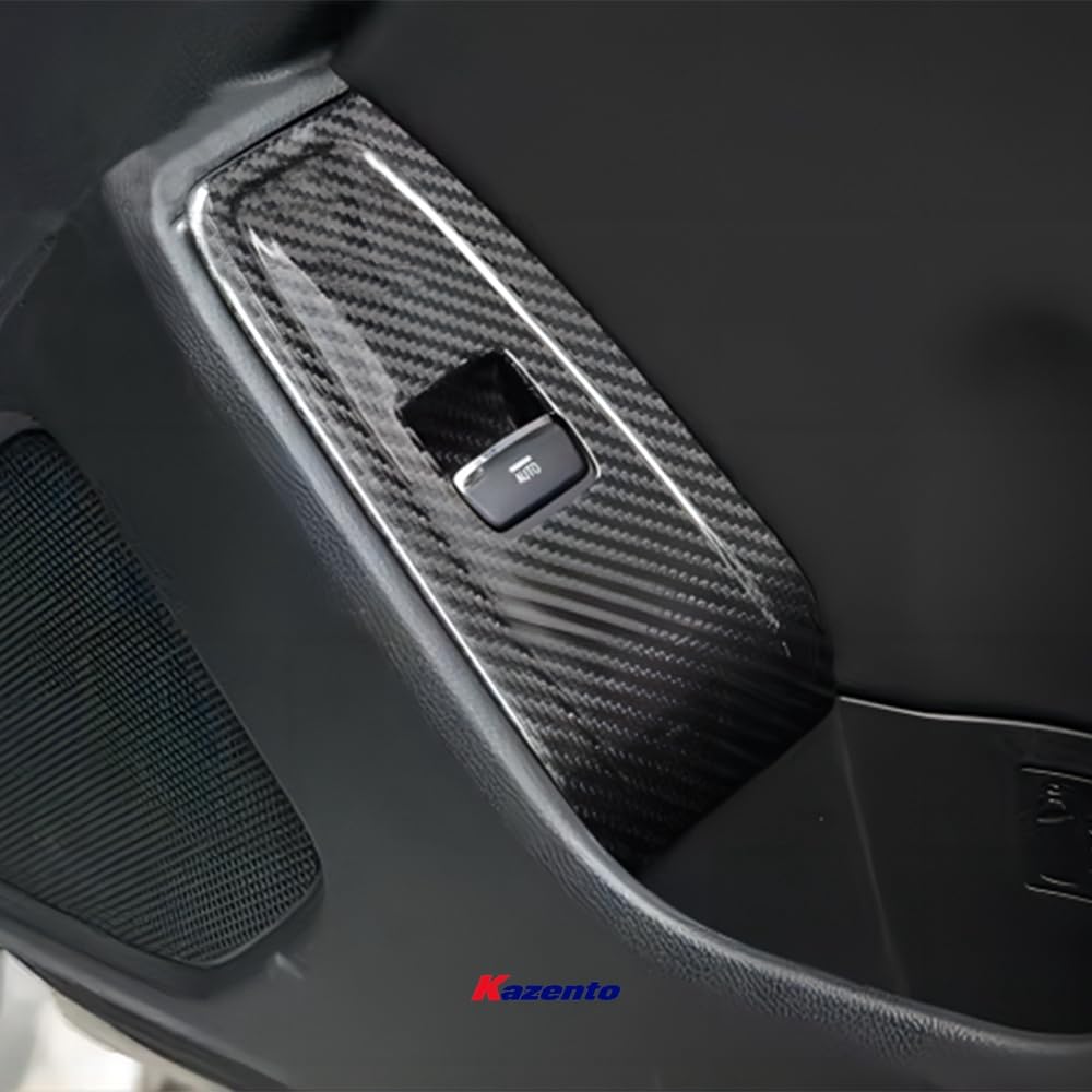 Kazento For 22-23 FRS BRZ Gr86 ZD8 (LHD) Dry Carbon Fiber Inner Door Controle Trim Cover - Kazento Carbon Parts