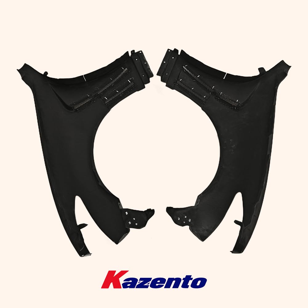 Kazento USA Shipping For Infiniti G37 2008-2013 Couple (2 Door Only) Honeycomb Carbon Vented Front Fender - Kazento Carbon Parts