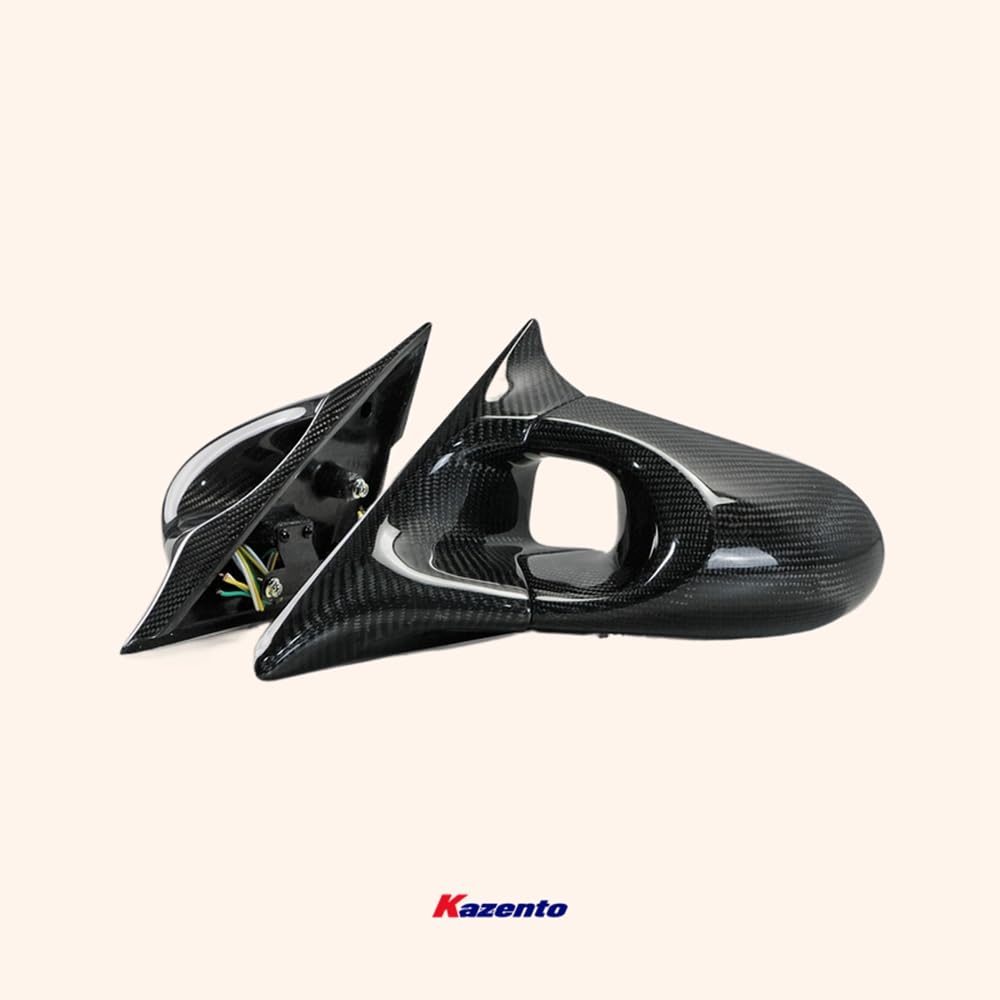 Kazento For Fairlady Z Z33 350Z For Nissan Aero Side-view Mirror (Left Hand Drive Vehicle) Rearview Mirror Guard Covers Carbon Fiber - Kazento Carbon Parts