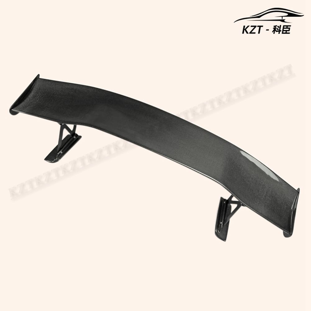 For Honda Civic FD2 Js Racing Rear GT Spoiler (1500mm long) Partial Carbon Fiber(base with FRP) Car Body Parts Kits - Kazento Carbon Parts
