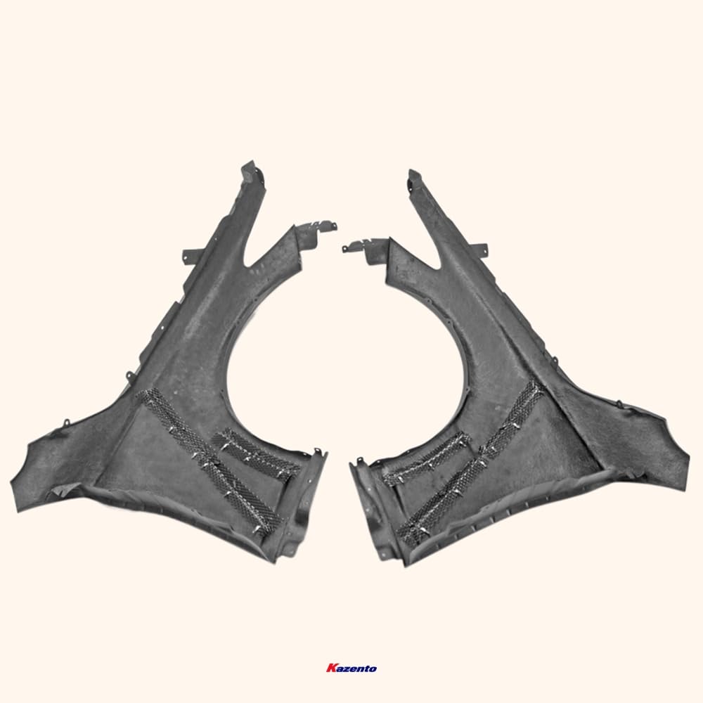 Kazento For Infiniti Q60 Cv37 17 Onwards Epa Type 2 Front Vented Fender (No Upper Vent) Fiber Glass - Kazento Carbon Parts