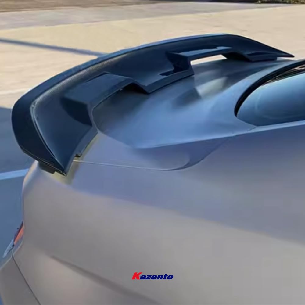 Kazento For Mustang 2015-2020 GT500 Style For Ford Carbon Rear Trunk Bumper GT Spoiler Wing - Kazento Carbon Parts
