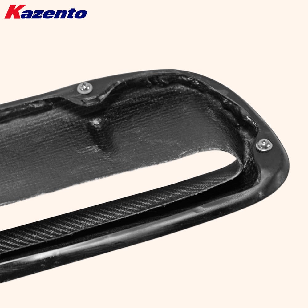 Kazento For Mini Cooper S MK1 2001-06 R53 Carbon Fiber DG Front Hood Bonnet Scoop Vents - Kazento Carbon Parts