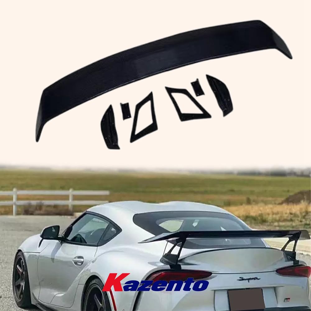 Kazento For TOYOTA Supra A90 2019-2022 Carbon TSE Style High GT Rear Spoiler Wing - Kazento Carbon Parts