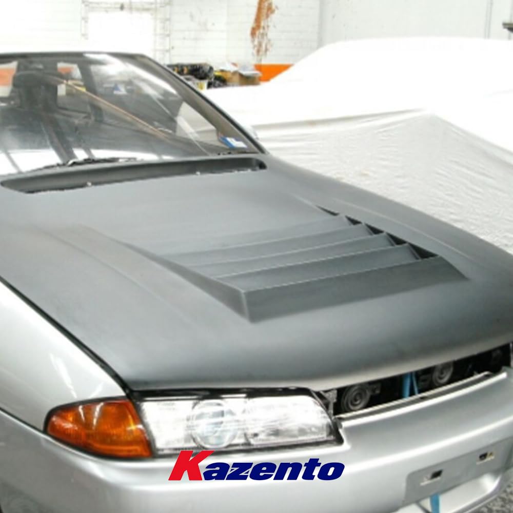 Kazento For Nissan Skyline R32 GTR DM Style Carbon Fiber Front Bumper Hood Bonnet - Kazento Carbon Parts