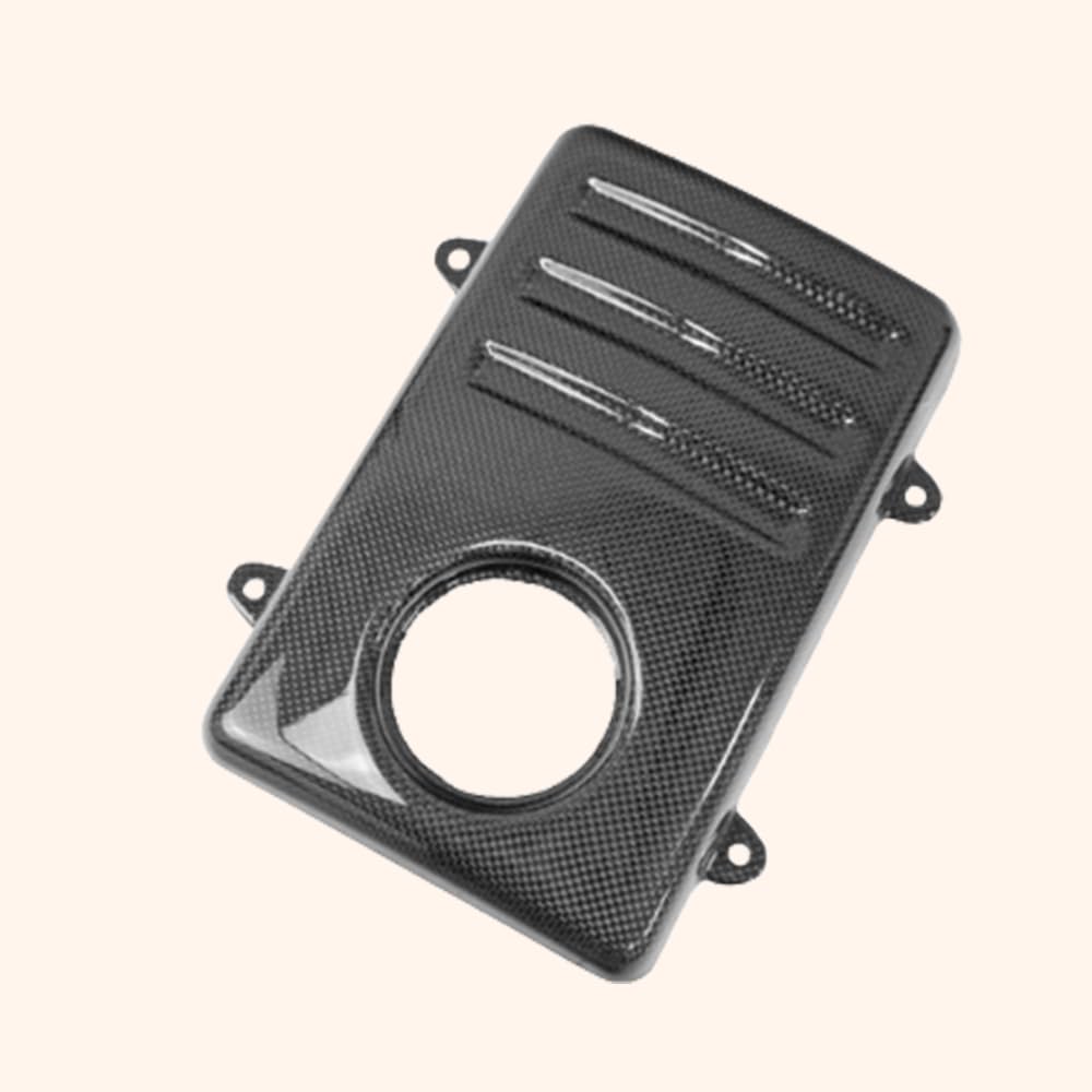 Kazento For Ferrari F430 430 2005-09 Engine Coolant Tank Box Cover Replacement 1K Carbon - Kazento Carbon Parts