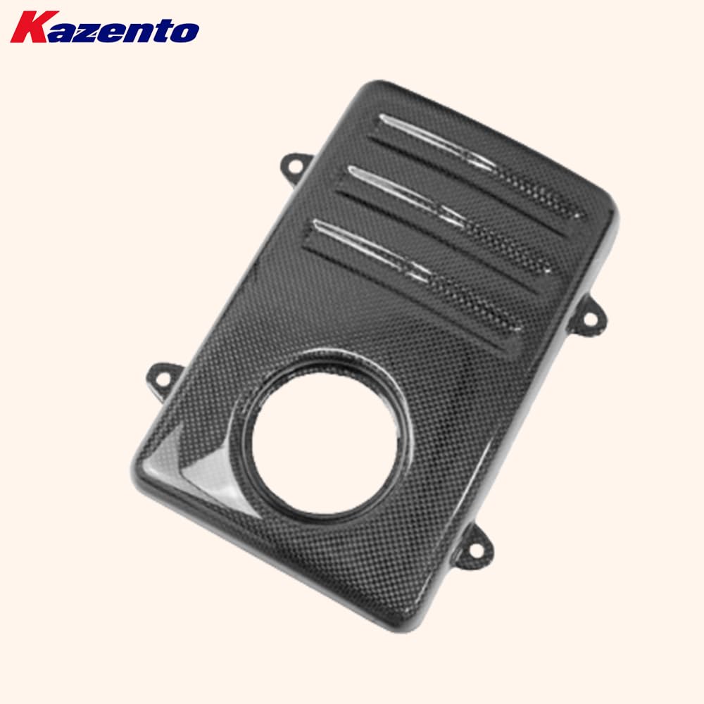 Kazento For Ferrari F430 430 2005-09 Engine Coolant Tank Box Cover Replacement 1K Carbon - Kazento Carbon Parts