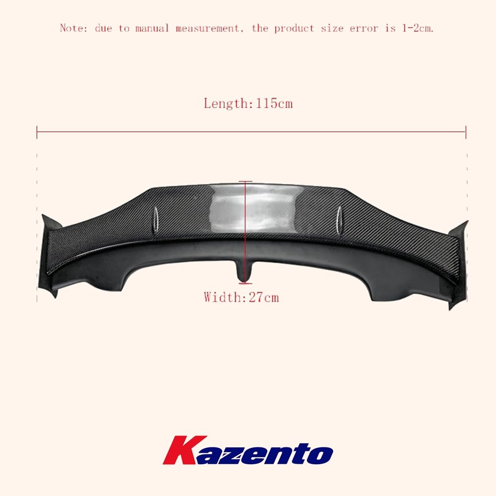For 2006-2013 Mini Cooper S R56 Ag-Style Rear Spoiler(Cooper S Only) Partial Carbon Fiber Car Vehicle Body Parts Kits - Kazento Carbon Parts