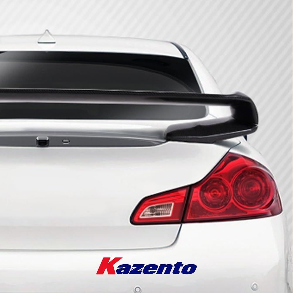 Kazento For Infiniti G37 Coupe 2008-13 (2 Door Only) GTR Style Carbon Rear Trunk Spoiler - Kazento Carbon Parts