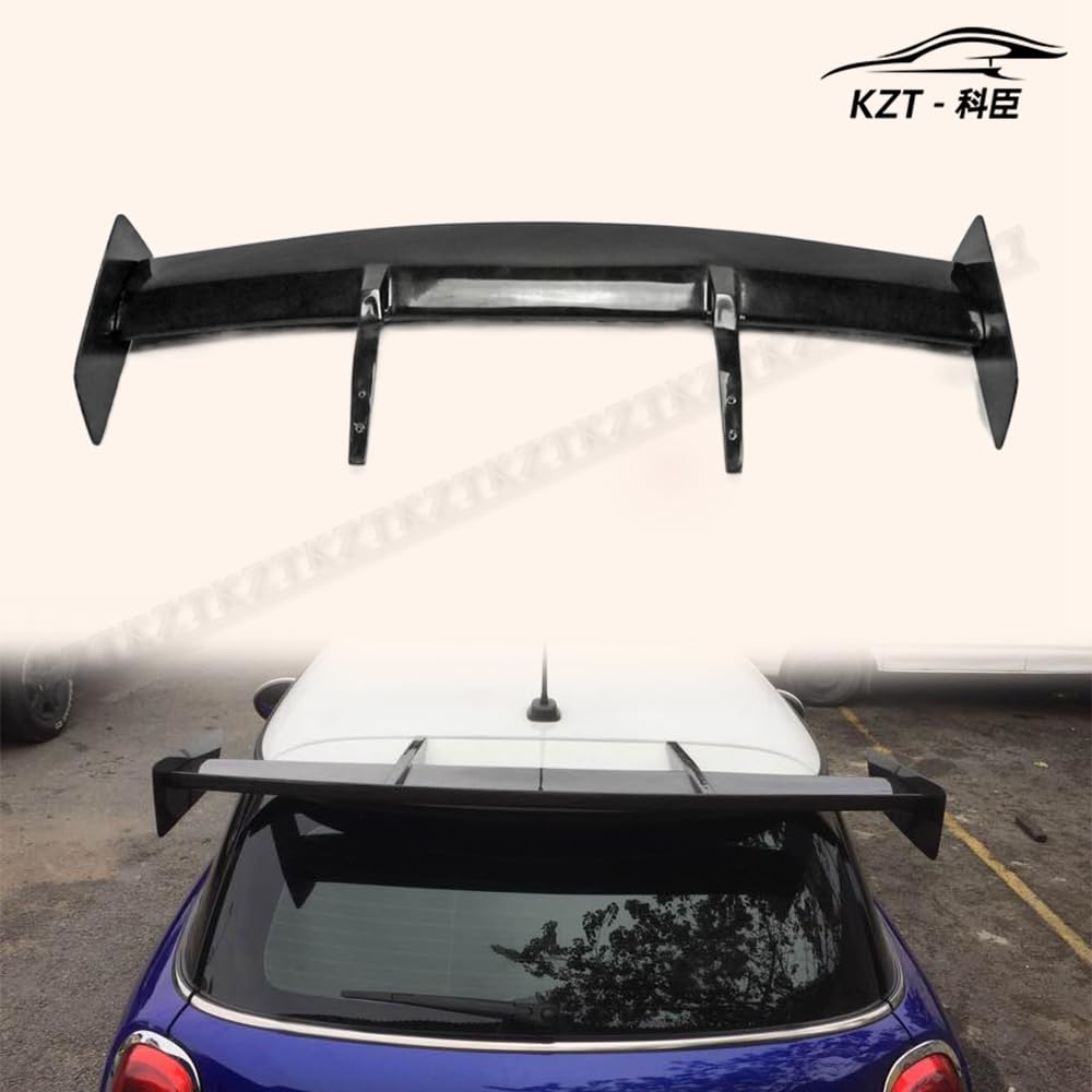 For F56 Mini Cooper S Rk Style Rear Spoiler (S Only) Fiber Glass Universal Wing For Car Vehicle Black Body Parts Kits - Kazento Carbon Parts