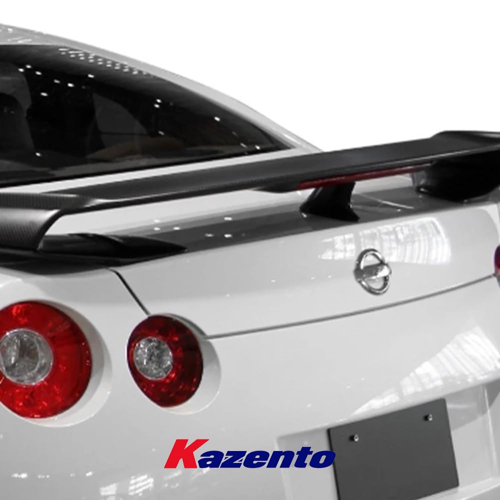 Kazento For Nissan GTR R35 (08-23) OE Style Fiberglass Rear Trunk Spoiler Wing Diffuser - Kazento Carbon Parts