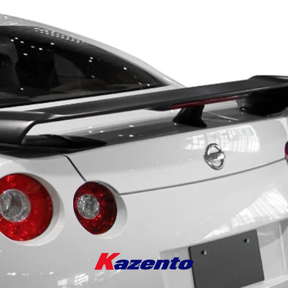 Kazento For Nissan GTR R35 (08-23) OE Style Fiberglass Rear Trunk Spoiler Wing Diffuser - Kazento Carbon Parts