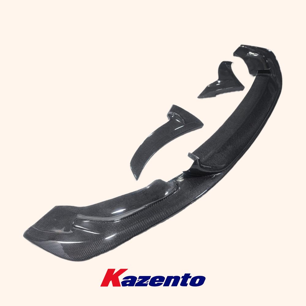 Kazento For BMW F80 F82 Real M4 SUP Style Carbon Fiber Front Bumper Bottom Lip 3PCS - Kazento Carbon Parts