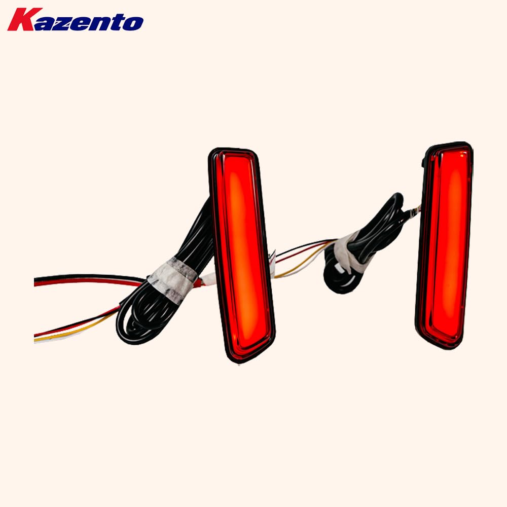 Kazento For Honda Civic Type R FL5 2023-24 ABS OE Style Rear Bumper LED with Line - Kazento Carbon Parts