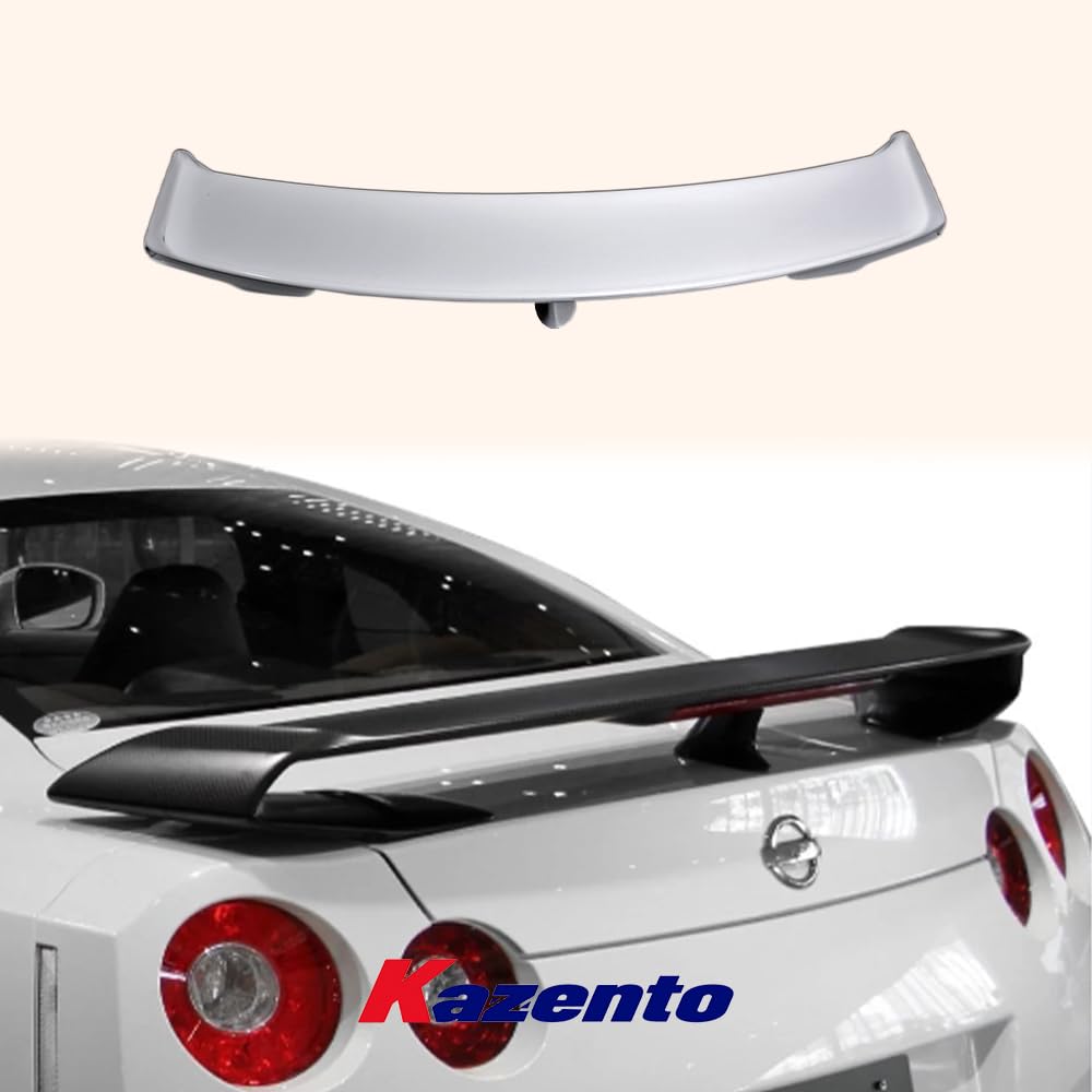 Kazento For Nissan GTR R35 (08-23) OE Style Fiberglass Rear Trunk Spoiler Wing Diffuser - Kazento Carbon Parts