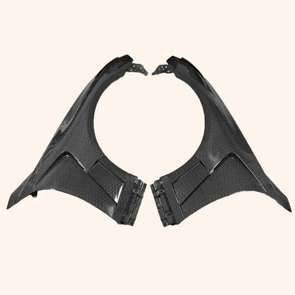 Kazento USA Shipping For Infiniti G37 2008-2013 Couple (2 Door Only) Honeycomb Carbon Vented Front Fender - Kazento Carbon Parts