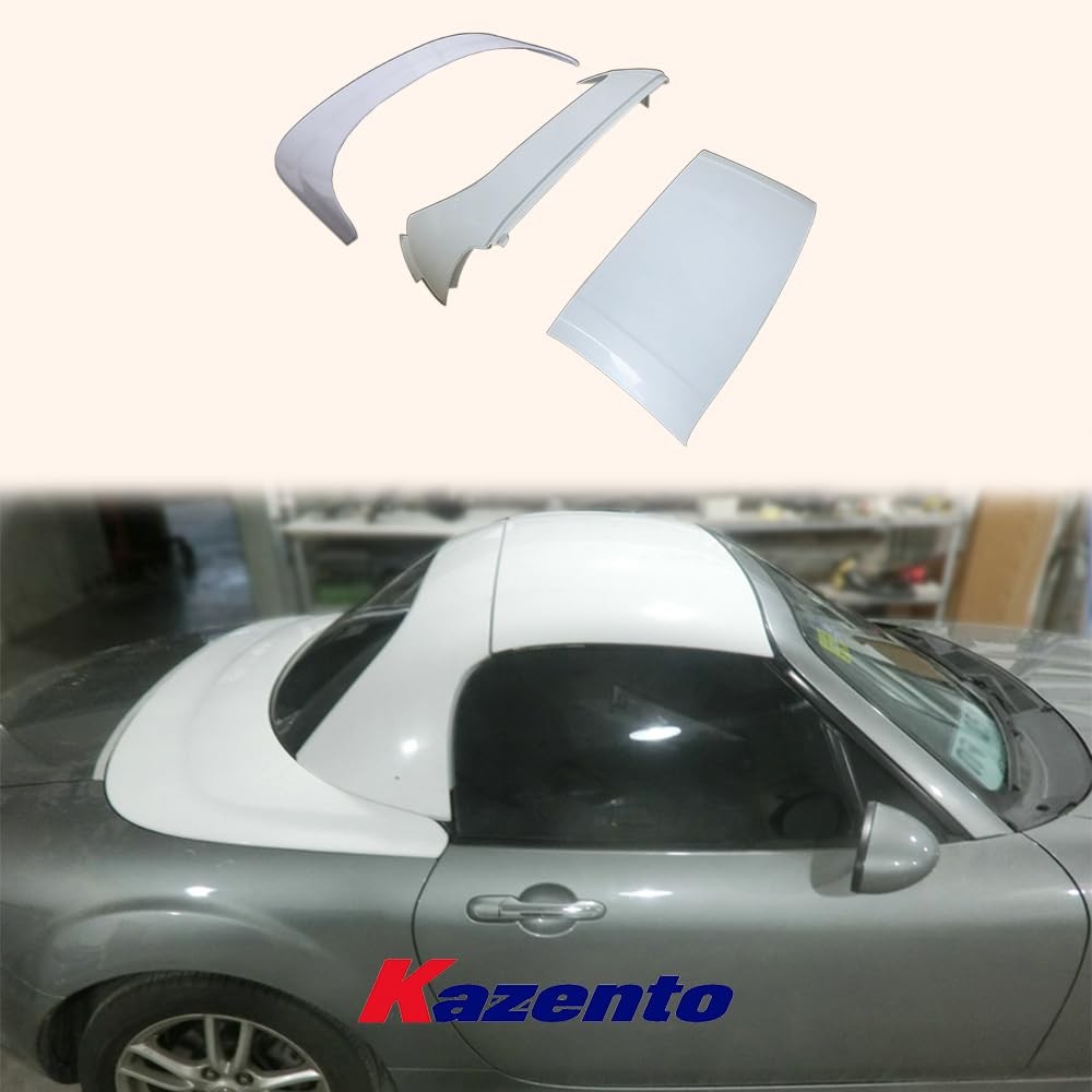Kazento For Mazda Miata MX5 NC NCEC Roster Rear Boot Deck Panel Hard Top Only Fiberglass - Kazento Carbon Parts