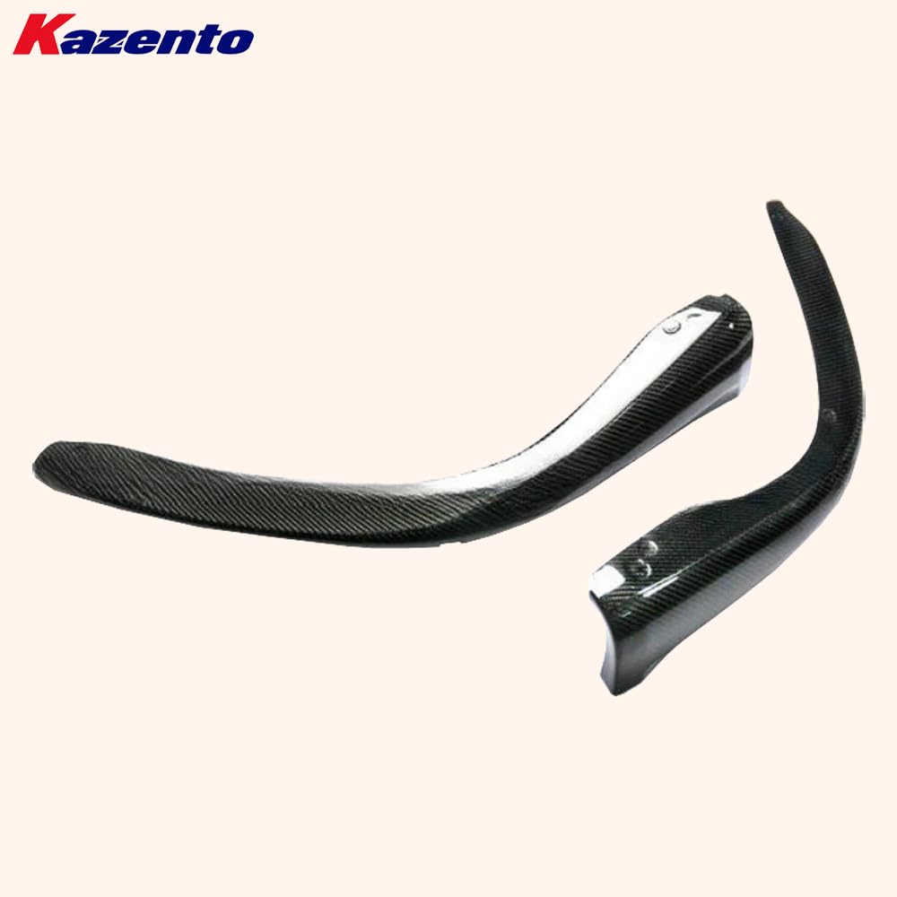 Kazento For Porsche Cayman (987.1 Only) 05-08 OE Carbon Fiber Front Bumper Lip 2pcs - Kazento Carbon Parts