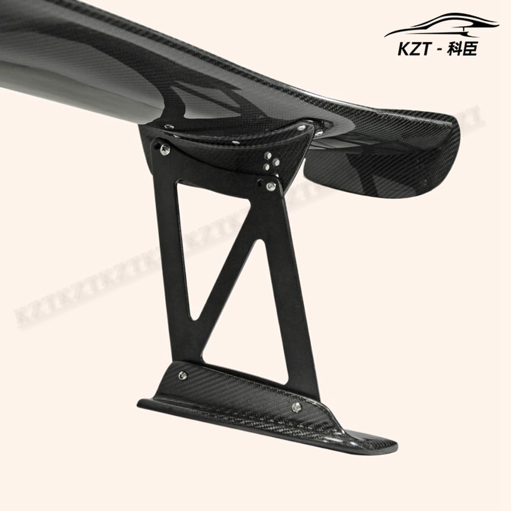 For Honda Civic FD2 Js Racing Rear GT Spoiler (1500mm long) Partial Carbon Fiber(base with FRP) Car Body Parts Kits - Kazento Carbon Parts