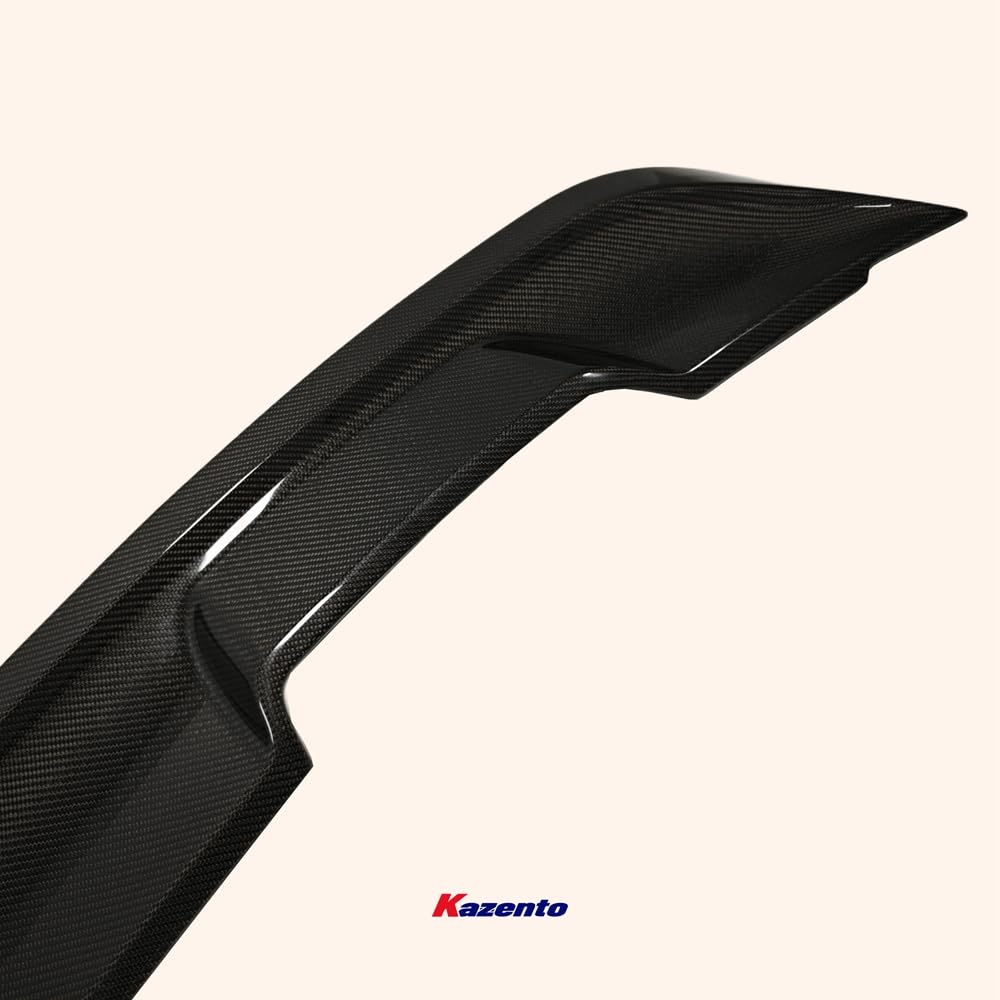 Kazento For Mustang 2015-2020 GT500 Style For Ford Carbon Rear Trunk Bumper GT Spoiler Wing - Kazento Carbon Parts