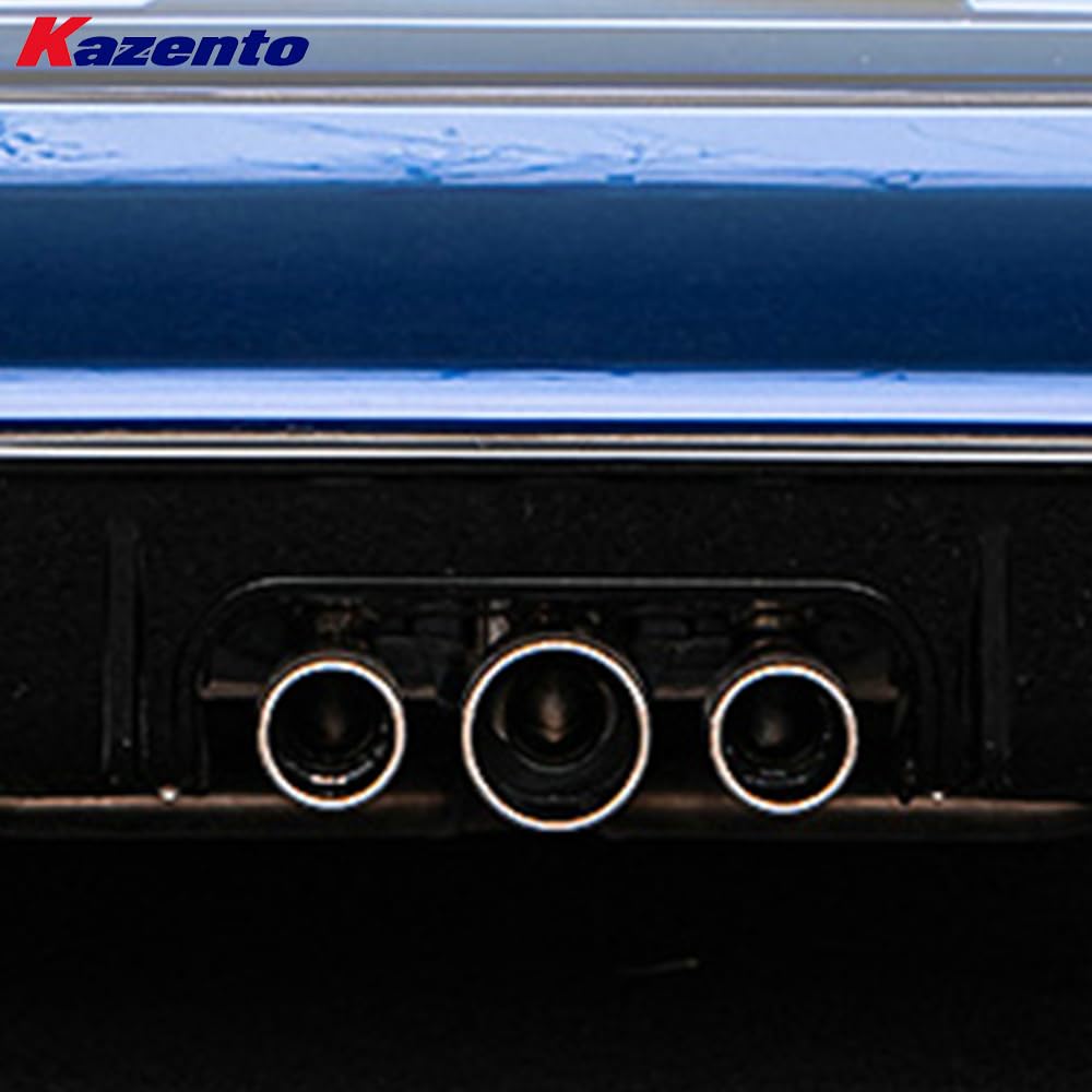 Kazento For Honda 11th Civic FE1 Sedan 22-24 PP TypeR Style Rear Bumper Middle Exhaust - Kazento Carbon Parts