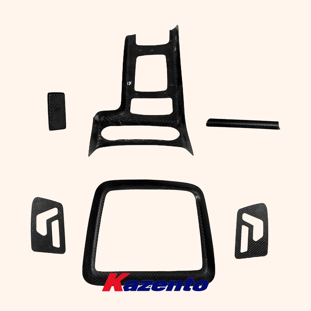 For Benz 2013-18 W463 G550 G63 Dry Carbon Dash Interior Trim Panel 6PCS Stick On - Kazento Carbon Parts