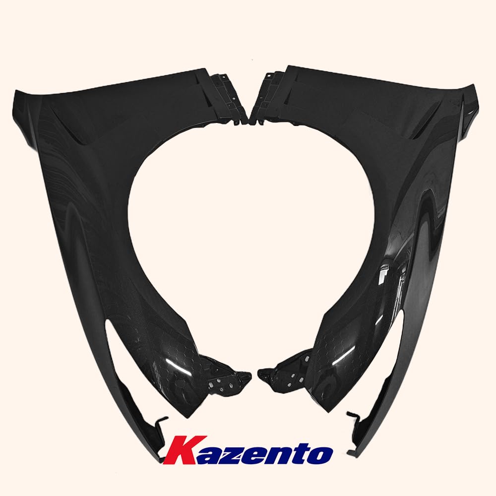 Kazento USA Shipping For Infiniti G37 2008-2013 Couple (2 Door Only) Honeycomb Carbon Vented Front Fender - Kazento Carbon Parts
