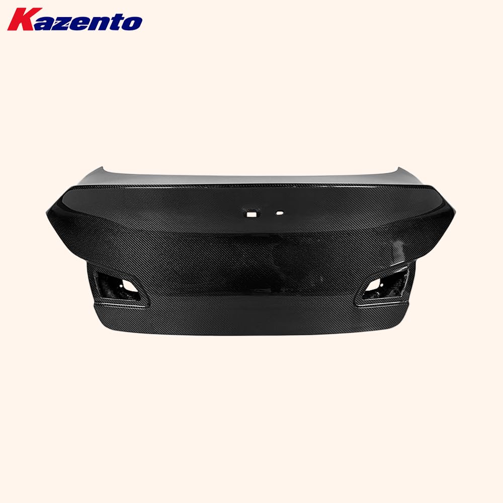 Kazento For Infiniti G37 4 Door Sedan 08-13 Carbon HT Style Rear Trunk With Camera Hole - Kazento Carbon Parts