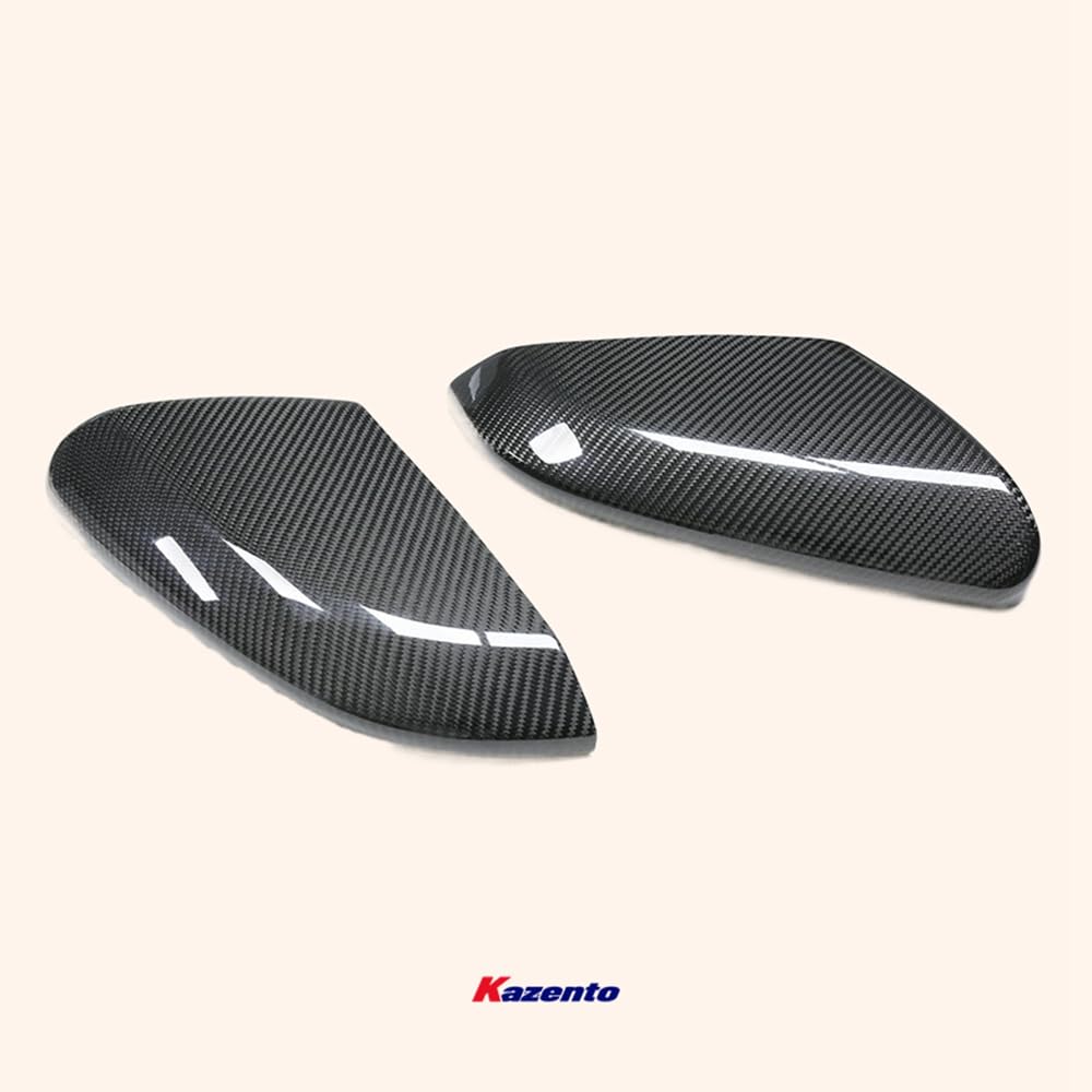 For Civic Fk7 Fc1 Fk8 Type R For Honda Side-view Mirror Cover (Stick On Type) Dry Glossy Carbon Fiber Rearview Mirror Guard Covers - Kazento Carbon Parts