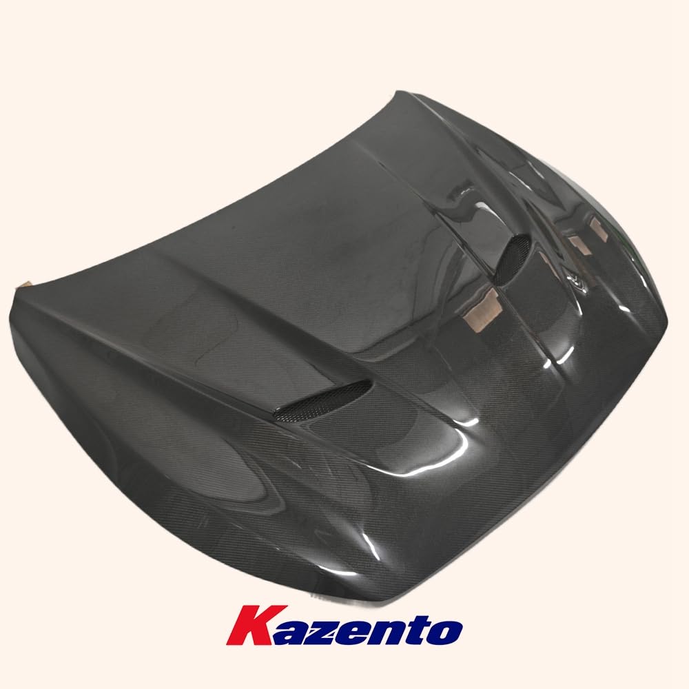 Kazento For Infiniti Q50 HT Style Vented Cooling Front Hood Bonnet Carbon Fiber - Kazento Carbon Parts