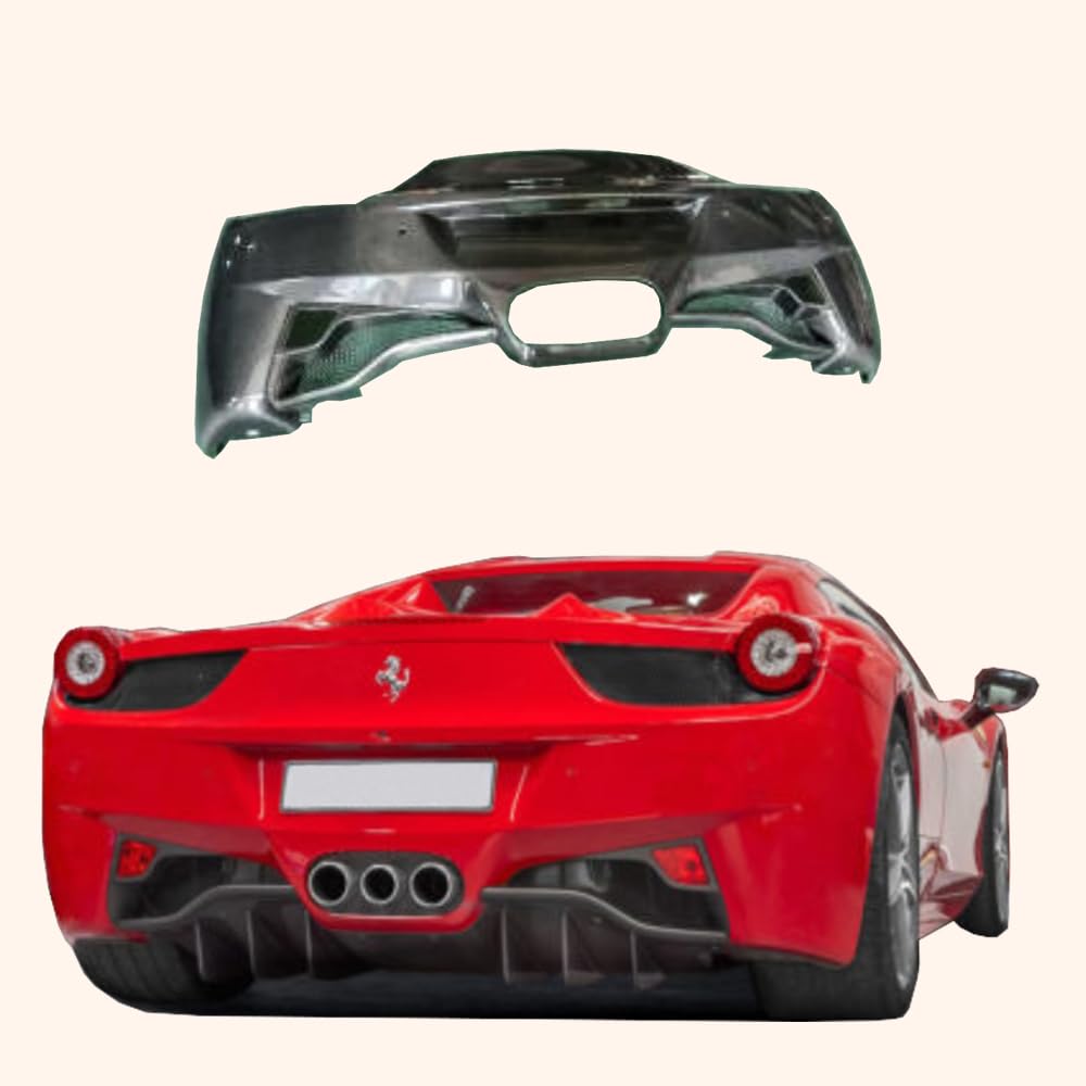 Kazento For Ferrari 458 Italia Speciale Spider 2009-15 1K Carbon Rear Bumper Body Kits - Kazento Carbon Parts