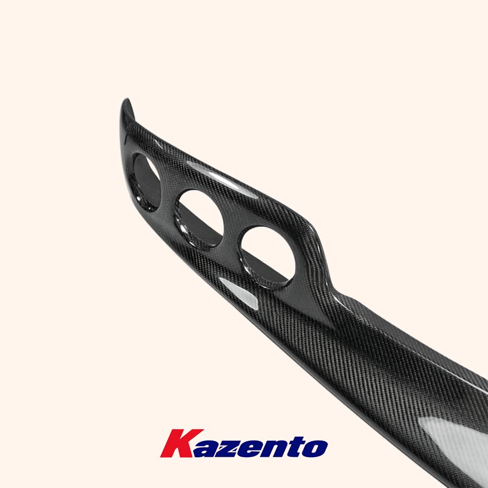 Kazento For Mazda RX7 FD3S RE Style Carbon Fiber Rear Bumper Brake Light Cover Garnish - Kazento Carbon Parts