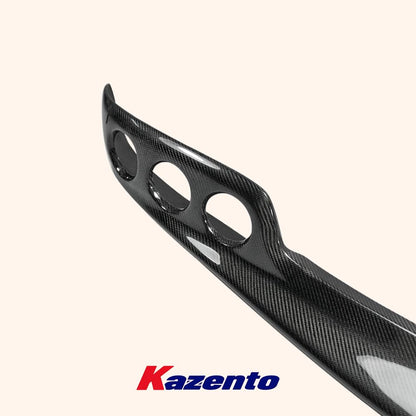 Kazento For Mazda RX7 FD3S RE Style Carbon Fiber Rear Bumper Brake Light Cover Garnish - Kazento Carbon Parts