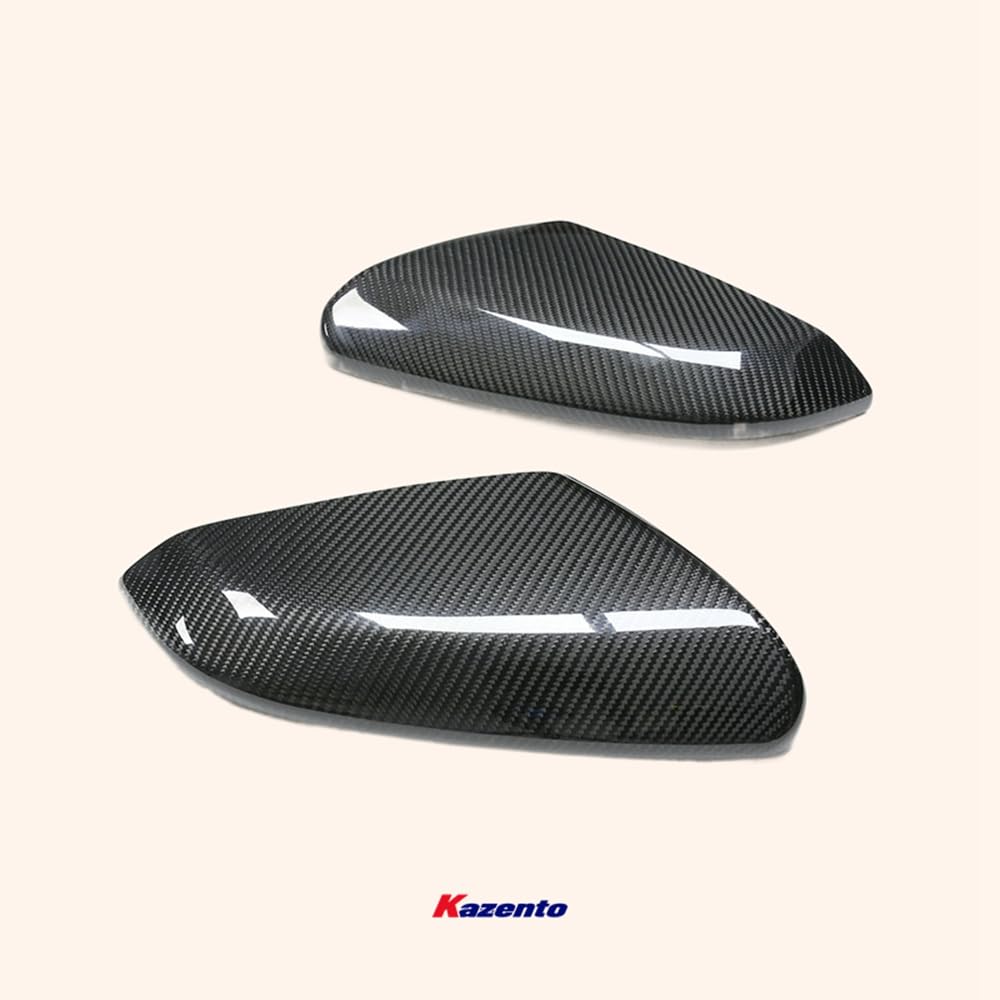 For Civic Fk7 Fc1 Fk8 Type R For Honda Side-view Mirror Cover (Stick On Type) Dry Glossy Carbon Fiber Rearview Mirror Guard Covers - Kazento Carbon Parts