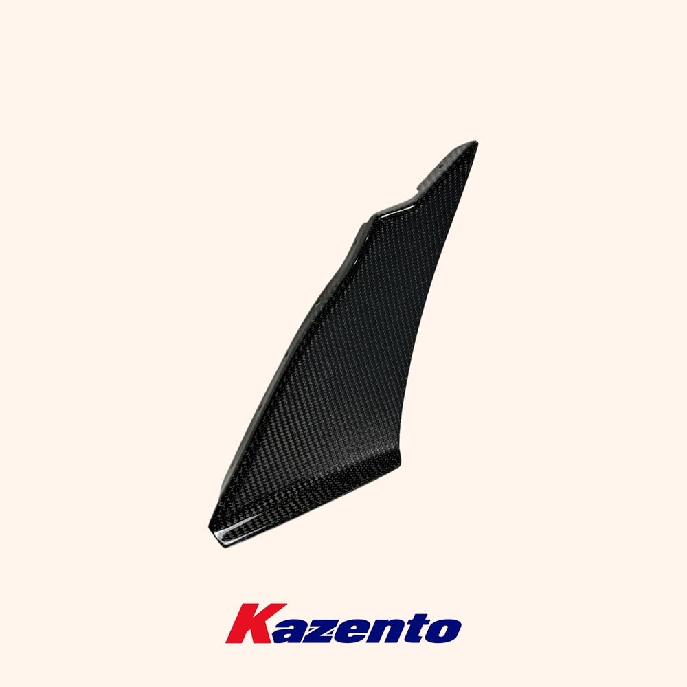 Kazento For Nissan 350Z Z33 03-05 Carbon Fiber Front Bumper Canard Splitters Addon 4pcs - Kazento Carbon Parts