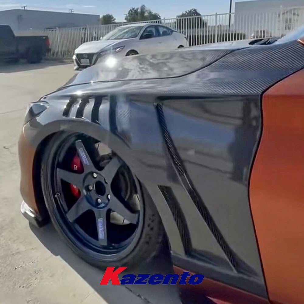 Kazento For Infiniti Q60 Cv37 17 Onwards Epa Type Front Vented Fender Carbon Fiber - Kazento Carbon Parts