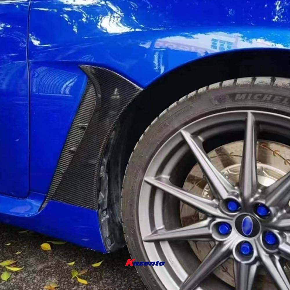 For 2022+ Toyota GR86 Subaru BRZ ZD8 ZN8 V1 Style Carbon Fiber Fender With Vents - Kazento Carbon Parts